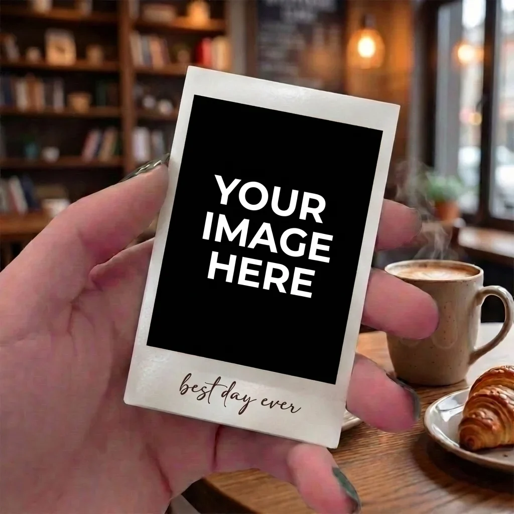 Mini Polaroids with Text