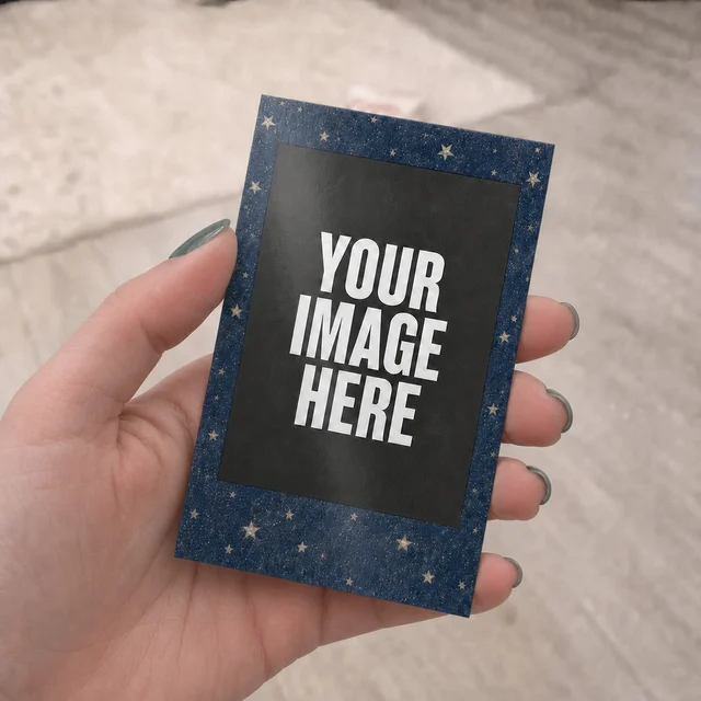 Mini Navy Starry Night Polaroids