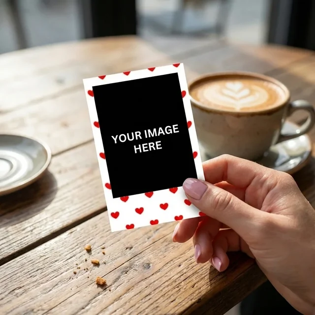 Mini Hearts Polaroids