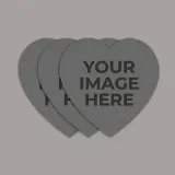 Heart Shape Photo Stickers 3 inch