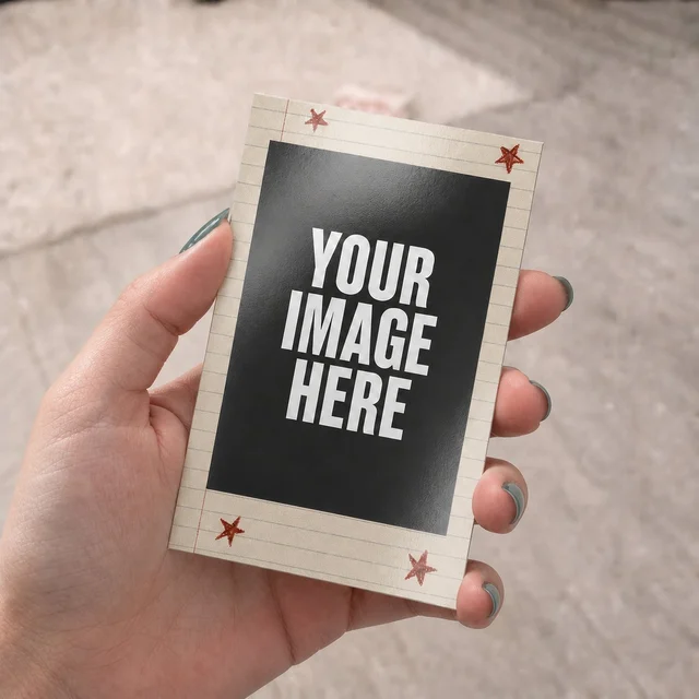 Mini Vintage Star Paper Polaroids