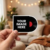 Vinyl Record Photo Cover Sticker