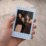 Mini Blue Gingham Polaroids