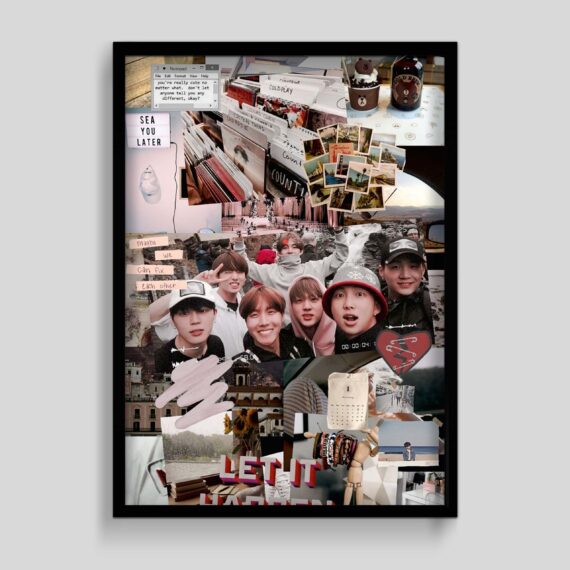 K-Pop Aesthetic Moodboard Poster