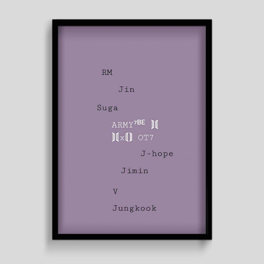 BTS Army Aesthetic Korean Poster