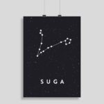 Suga Constellation Poster