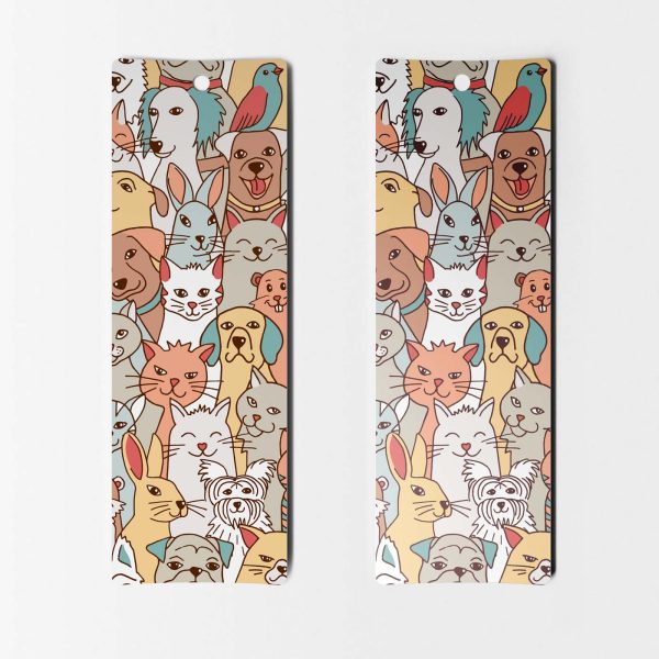 Pets Illustration Bookmark - Set of 8