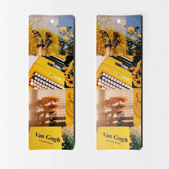 Yellow Aesthetics Bookmark - Set of 8