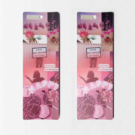Pink Aesthetics Bookmark - Set of 8