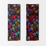 Cute Colorful Skulls Bookmark - Set of 8