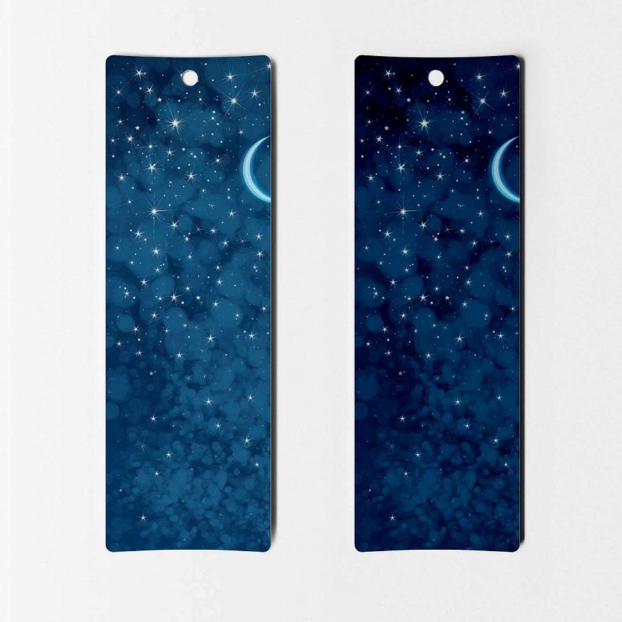 Starry night sky Bookmark - Set of 8