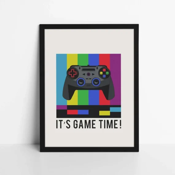 It's Game Time Poster