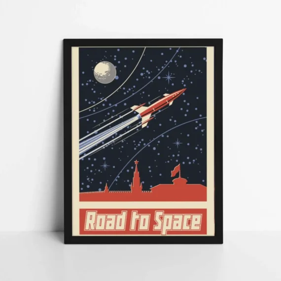Road to space vintage poster Poster