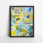 Spring Yellow Moodboard Poster