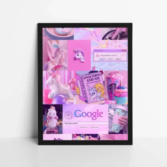 How to be a unicorn aesthetic Poster