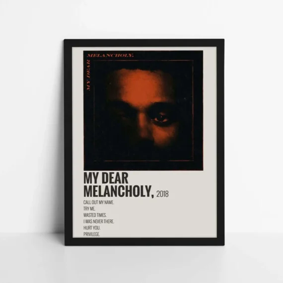 The Weeknd My Dear Melancholy Poster