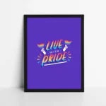 Live with Pride Poster
