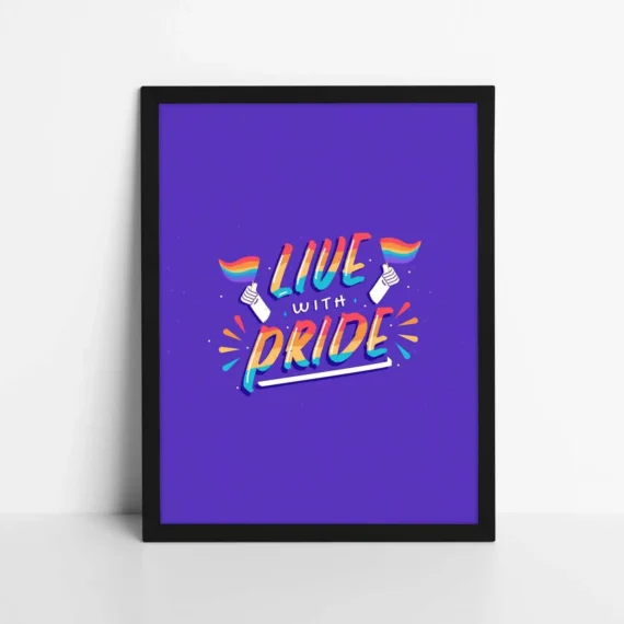 Live with Pride Poster