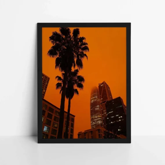 Orange Sky Poster