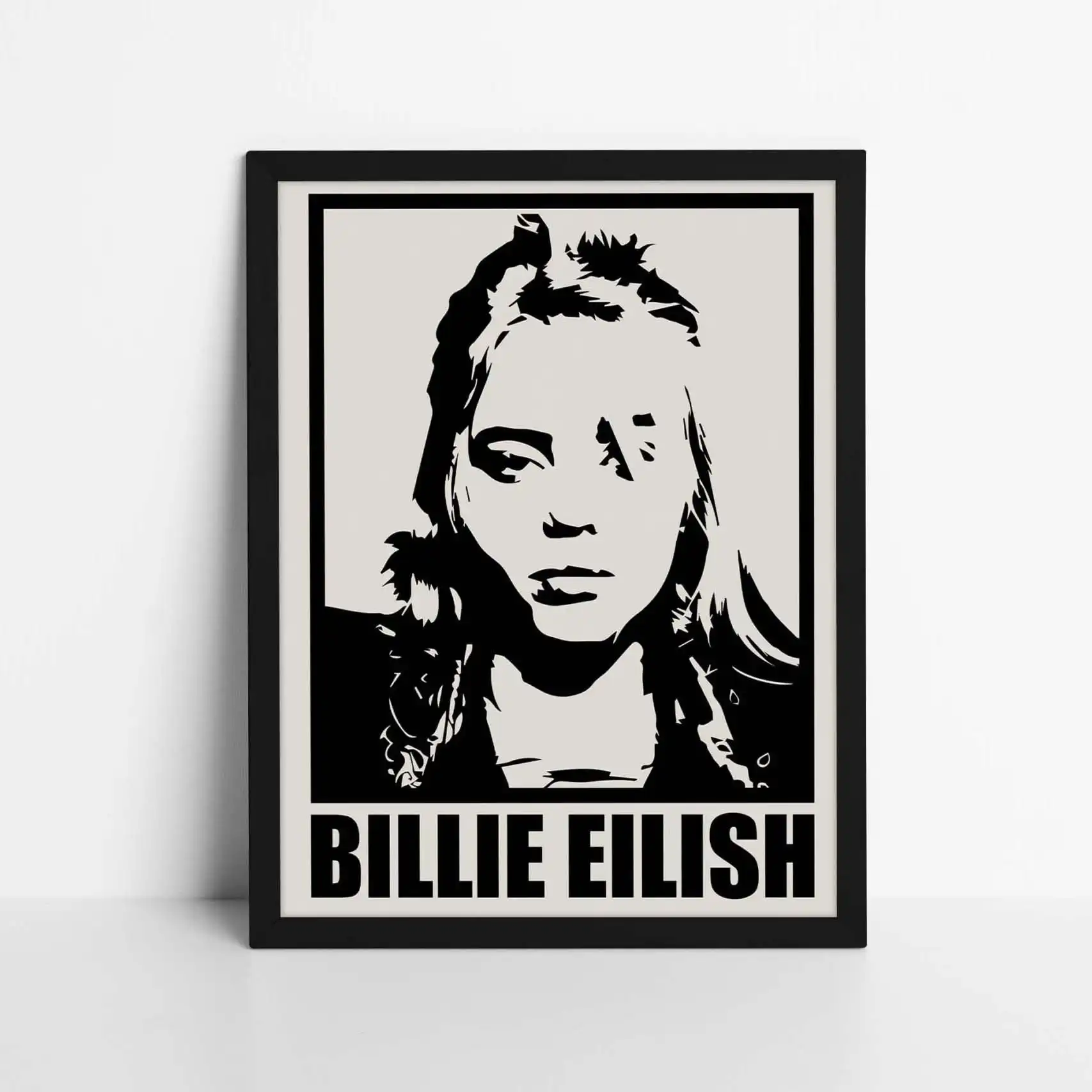 Billie Eilish Silhouette Poster - PrintBlow - Vintage polaroids and ...