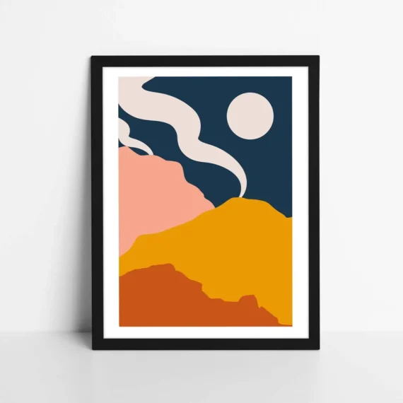 Abstract Landscape Poster