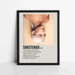 Ariana Grande Sweetner Poster Poster