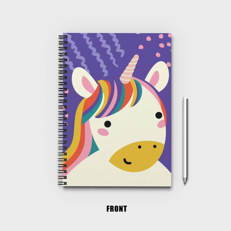 Purple Unicorn Notebook