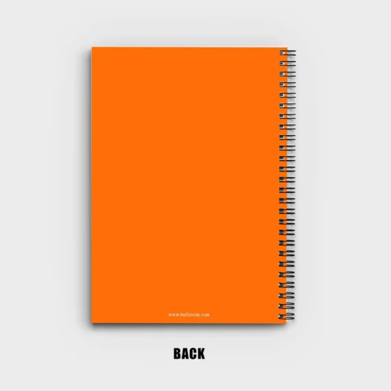Orange Aesthetic Notebook