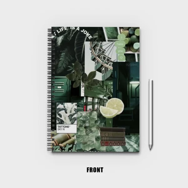 Green Aesthetic Notebook