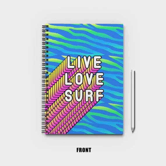 Live Love Surf Notebook