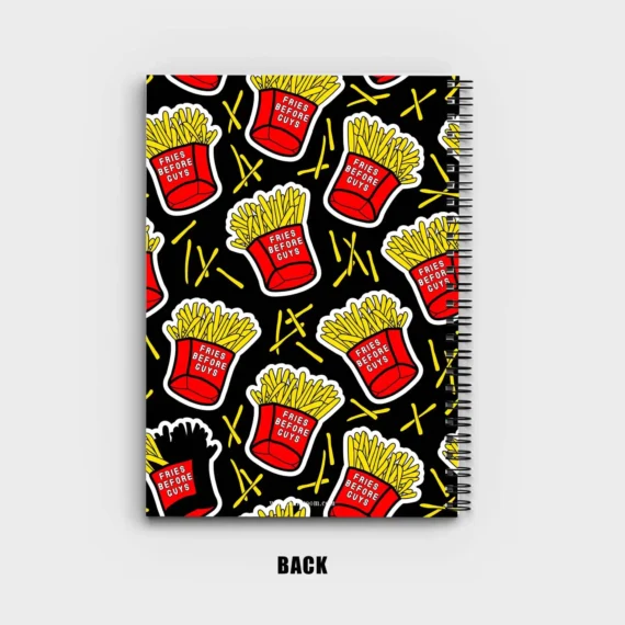 French fries seamless pattern Notebook