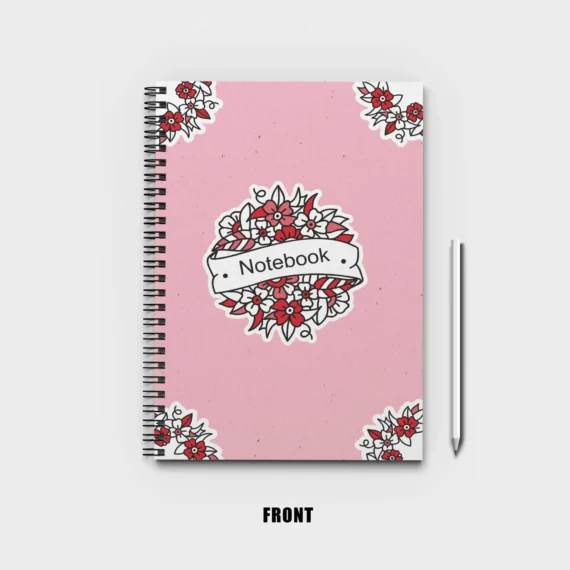 Old School Floral Notebook