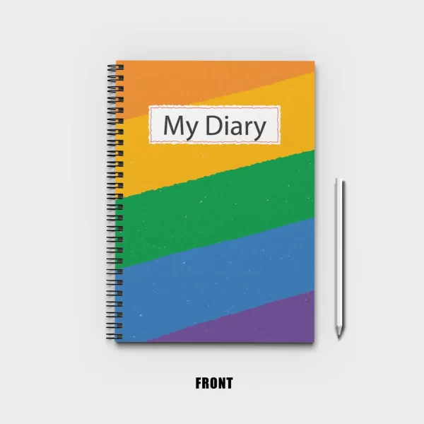 Rainbow Design Diary Notebook