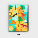 Summer Beach Seamless Notebook