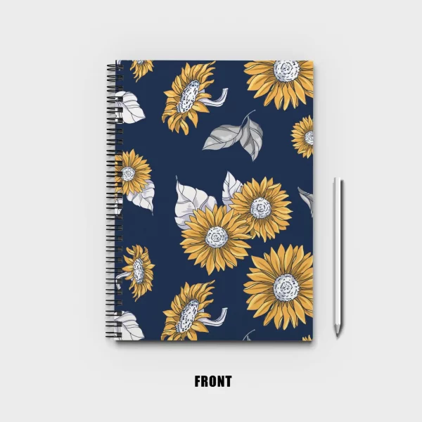 Sunflowers Pattern Notebook