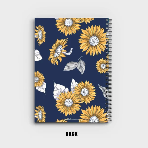 Sunflowers Pattern Notebook