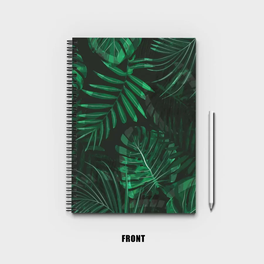 Tropical Leaves Notebook