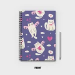Valentines Cats Notebook