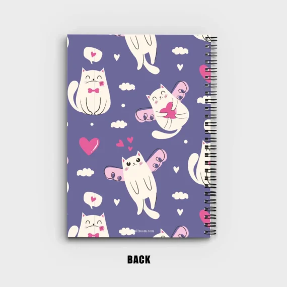 Valentines Cats Notebook