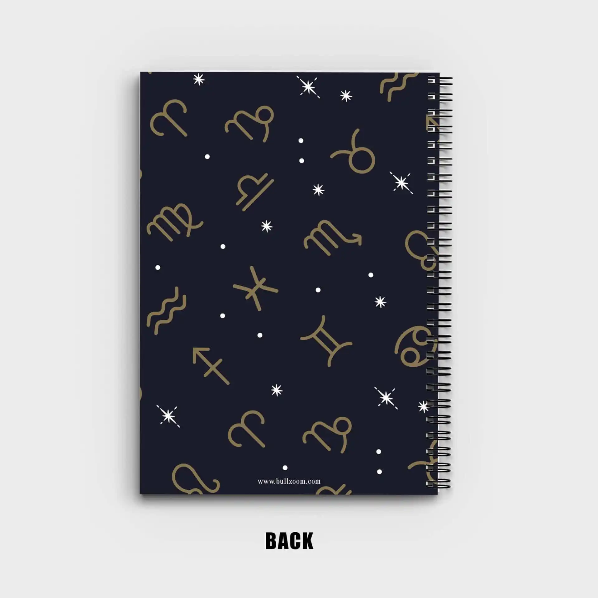 Zodiac Signs Pattern Notebook - Printblow - Vintage Polaroids And 