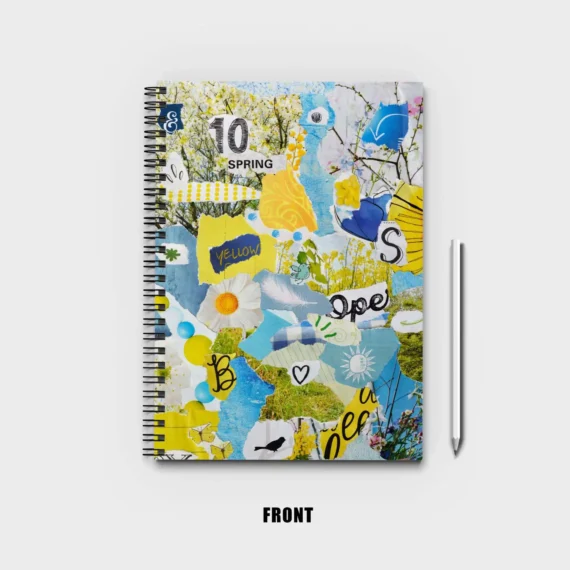 Spring Yellow Moodboard Notebook