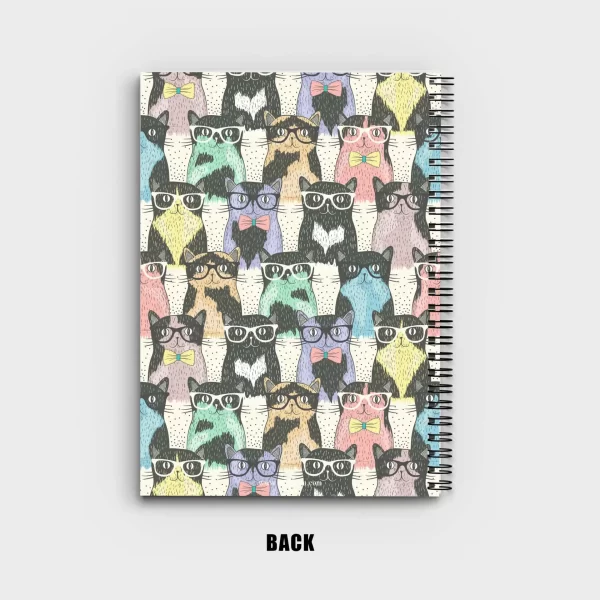 Cute Hipster Cats Notebook