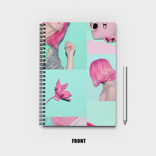 Sky Blue Fashion Aesthetics Notebook