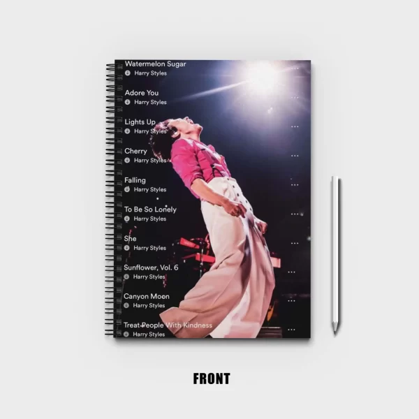 Fine Line Harry Styles Notebook