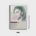 Positions Ariana Grande Notebook