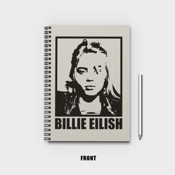 Billie Eilish Silhouette Notebook