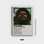 The Weeknd After Hours Notebook