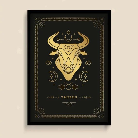Taurus Zodiac Wall Poster
