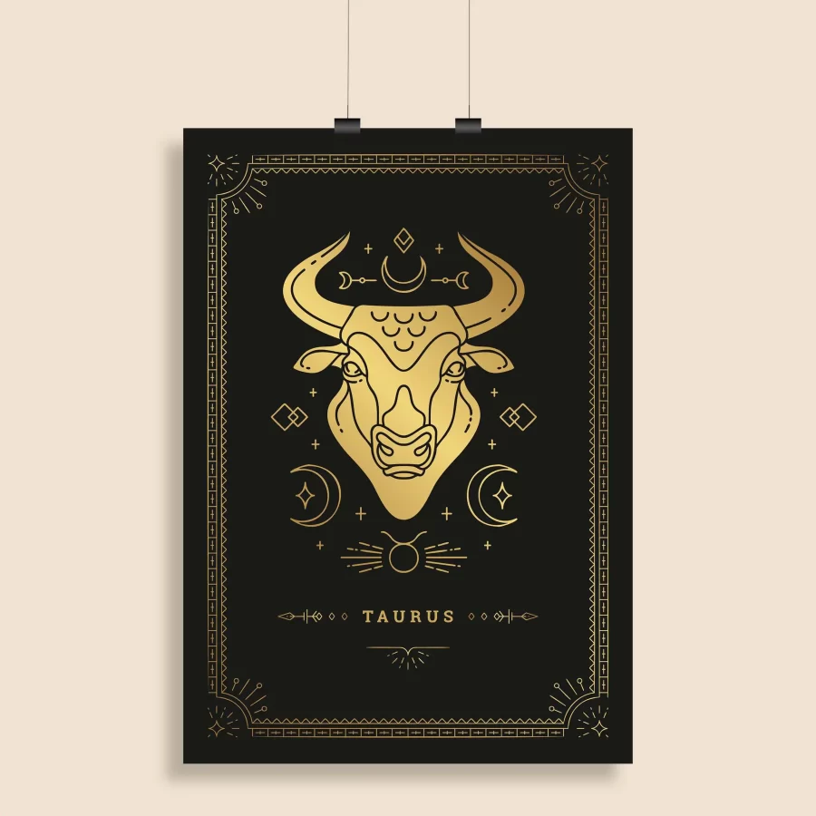 Taurus Zodiac Wall Poster
