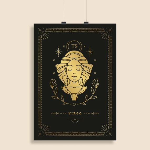 Virgo Zodiac Wall Poster